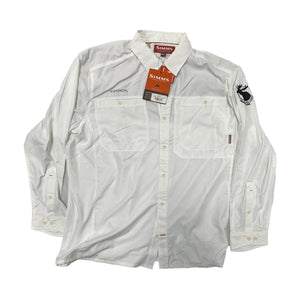 Simms Field Ebb Tide L/S Shirt, White